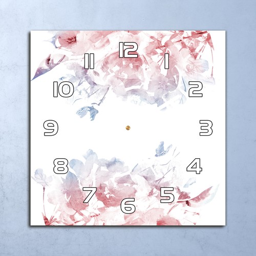 Horloge murale design verre - horloge,