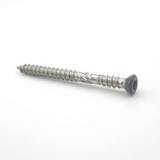 Vis pour terrasse 5x60 mm RAL 7016 gris anthracite Inox A2 double filet par 100