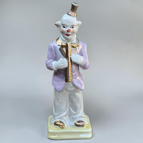 Figurine clown porcelaine - clown, en