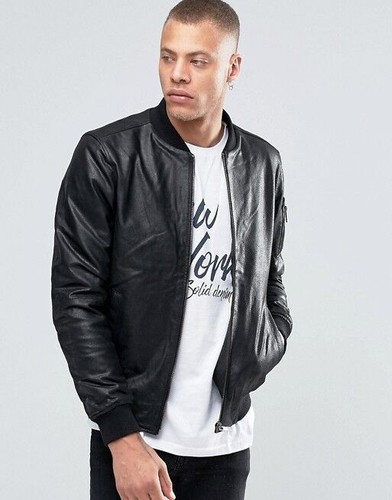 Veste cuir agneau - veste, en