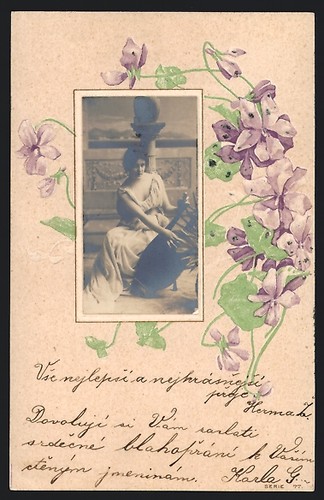 Carte postale collage photo