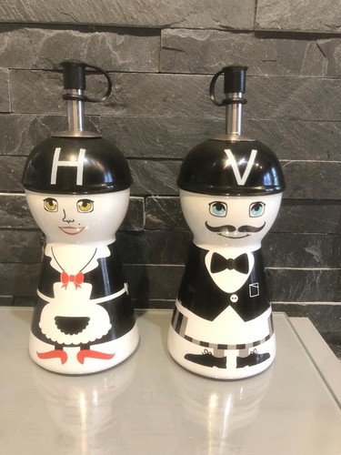 Paire personnages huilier - paire,