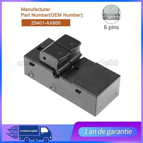 Commande bouton lève vitre - lève,