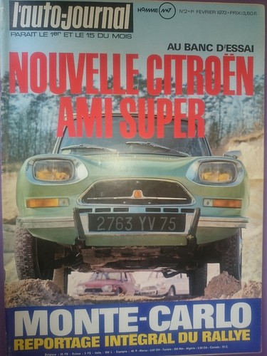 Auto journal 1973 - l'auto,