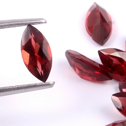 Marquise facettes grenat - marquise,