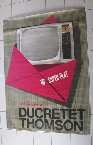 Ducretet thomson affiche - ducretet,