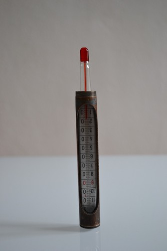 Ancien thermomètre verre - en,