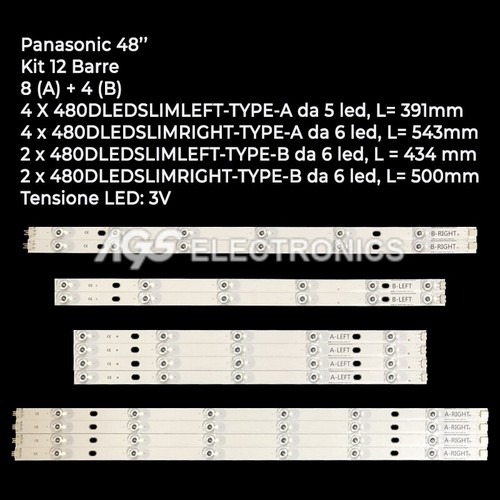 Kit barres bande led - 12,
