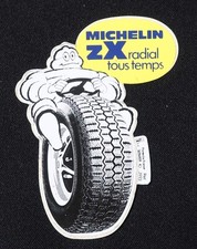 Autocollant michelin jaune - autocollant, zx