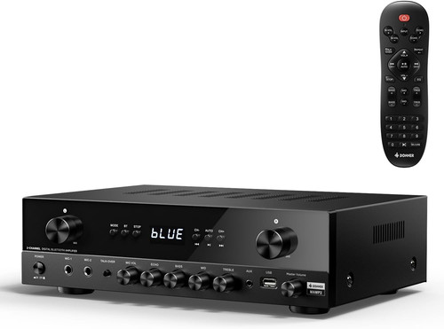 Stereo audio amplifier - stereo, 600w