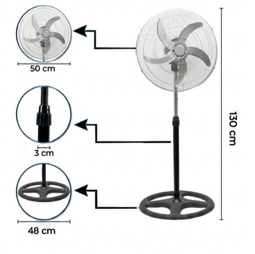 Ventilateur sur pied - sur,