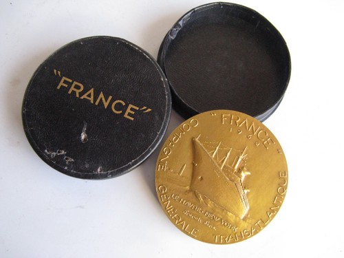 Médaille bronze paquebot - médaille,