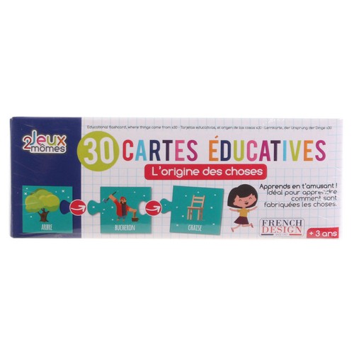 Jeu éducatif cartes - -,