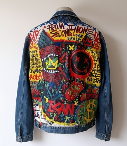Jean jacket levi hand made - jacket,
