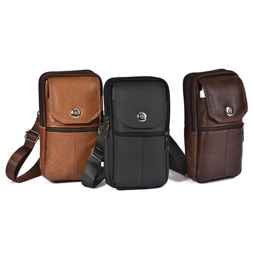 Sac messager cuir - sac, en