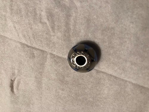 Pandora blue and gray glass - and,