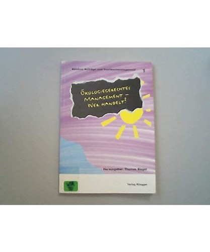 ökologiegerechtes management - Ökologiegerechtes,