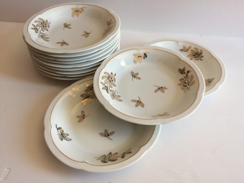 Belles assiettes creuses - 12,