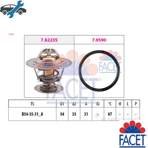 Thermostat coolant 8432 - 7.8432, for