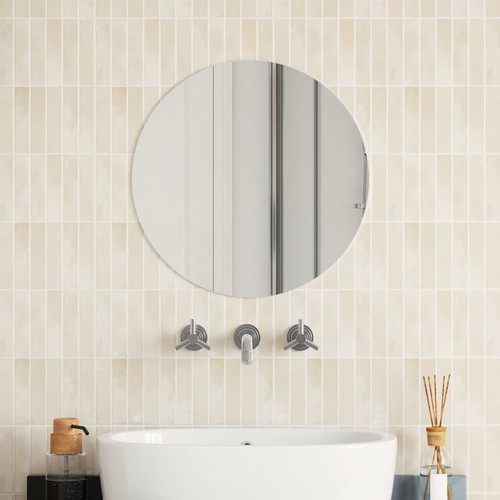 Miroir mural rond verre - miroir, cm