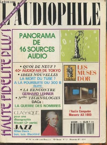 Audiophile haute fidélité - l'audiophile,,