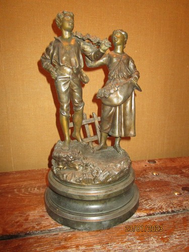 Statuette joli couple - , ancien