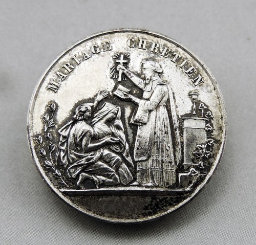 Ancienne médaille mariage - de,