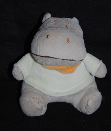 🦛Doudou hippopotame gris