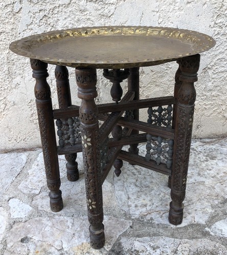 Table thé pliante - à,
