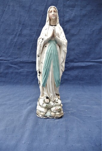 Statue vierge marie plâtre - statue,