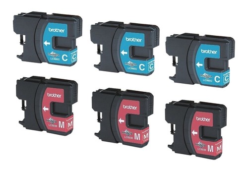 Original brother cartouches - 6x,