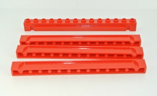 Lego brique avec - 4x, rainure