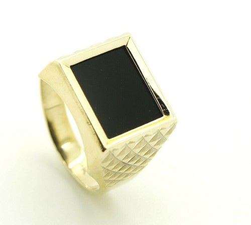 Bague sceau pour homme - pour, onyx