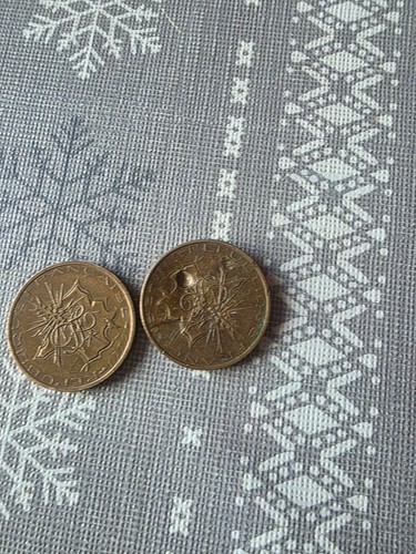 Pieces francs 1979 et - 2,