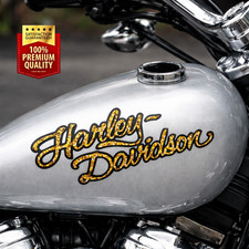 Gold leaf harley davidson gas - leaf,