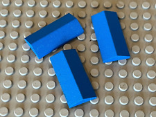 3 x LEGO Blue Slope 33 2 x 4