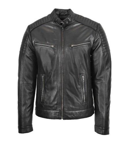 Veste souple cuir agneau - souple,