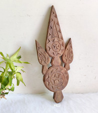 Objet De Collection Décoratif En Bois Fait Main Vintage W322