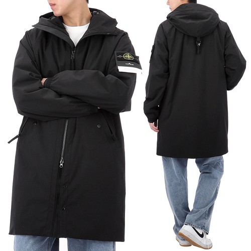 Stone island veste - longue, en