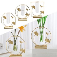 Vase à Fleurs En Fer Fleurs Séchées Plantes Hydroponiques Jardinière Pot