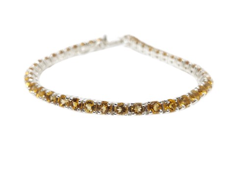 Bracelet dainty citrine mm - bracelet,