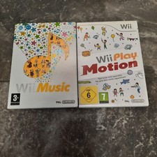 Jeux wii music et wii play motion sur Nintendo Wii lot de 2