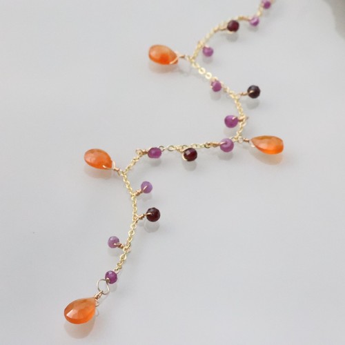Bracelet cornaline saphir - cornaline,