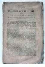 LIVRE ANCIEN TROIS DISCOURS SENAT AMERICAIN GUERRE AVEC MEXIQUE WASHINGTON 1846