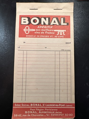 Rare grand carnet publicitaire - grand,