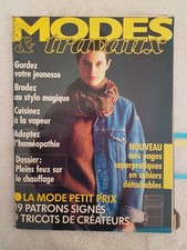 MODES ET TRAVAUX N°1067 10/1989 Mode Couture Tricot Poupée Loisirs créatifs