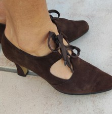 escarpins Salomé  SAN MARINA en daim pointure 38