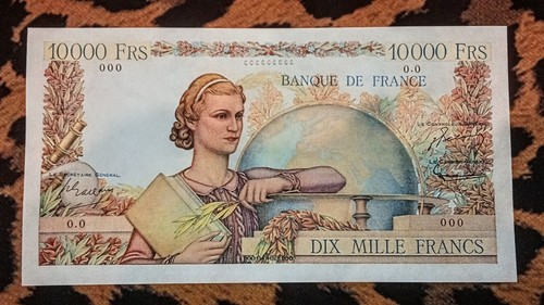Billet 10000 francs génie - 10000,
