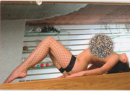 Housewife nue bas - housewife, résille