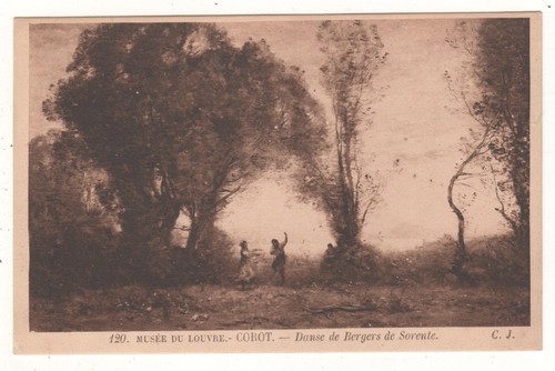Cpa tableau danse de - cpa, 75